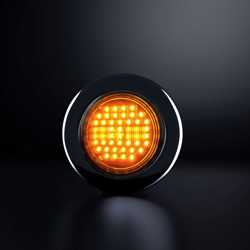 [5800623] IZE LED Dark Knight Indicator Round