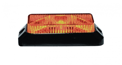 [5850155HP-A] 3-LED "HP FLASH" Strobe/Warning Light Amber 12-24V