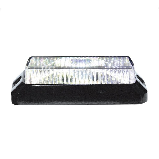 [5850155HP-W] 3-LED "HP FLASH" Strobe/Warning Light White 12-24V