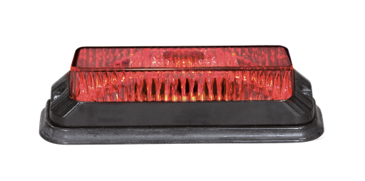[5850165HP-R] 4-LED "HP FLASH" Strobe/Warning Light Red 12-24V