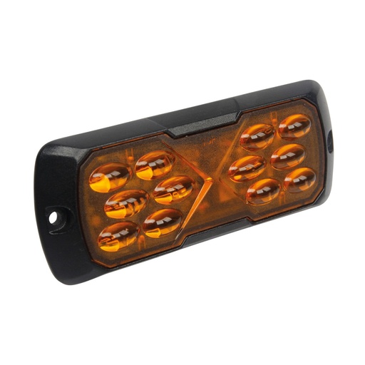 [5850195HP-A] FishEye 12-LED Flitser - Oranje