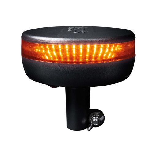 [5850955] Cruise Light LED Beacon Warning Light with Amber Lens | Pole Mounting | Ø140mm
