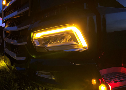 [463249210] DRL LED Units for DAF NGD 2021 - Amber