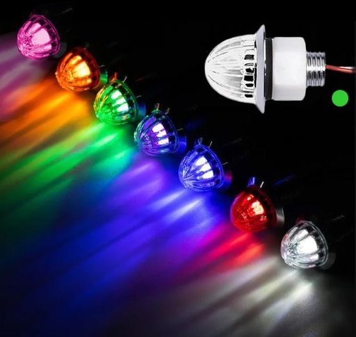 [46350219-GC] Nedking LED Mini Watermelon Light Green - Clear Lens