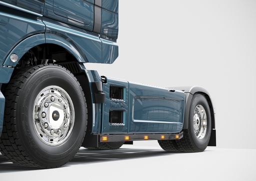 [84MAN30001.3] Old School Sidebars MAN TG3 - Wheelbase 3.600mm - Set with lights & cables / 10m connection to vehicle electronic/dashboard