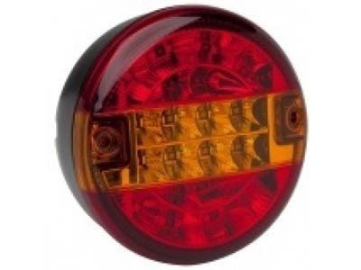 [46350116] 3-Chamber LED Taillight | Surface Mount 58mm High