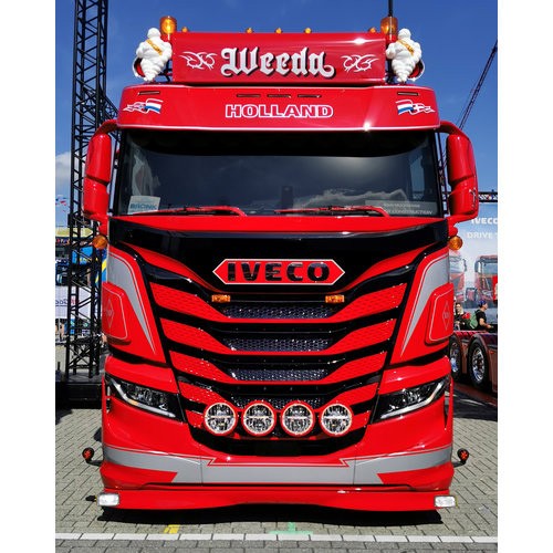 [2IVSWAYBSTLW] Bumperspoiler voor Iveco S-Way | 2x Witte Talmu