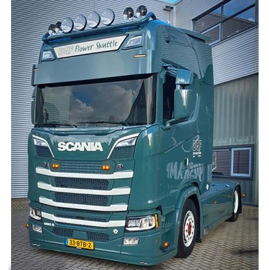 [2SCNGOSXS2NT9] Bumper Spoiler Scania NextGen - Type 9 - High Bumper - 2 Lightholes