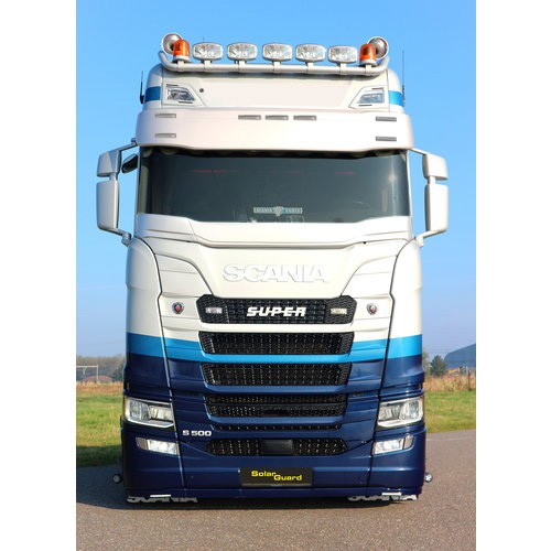 [7SCNGCVWL7X] Zonneklep voor Scania NextGen | Gebogen Rand | 7 Lampgaten