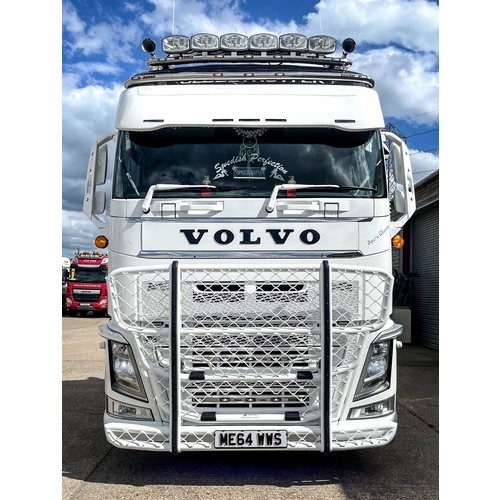 [7VFH4CPXLO5] Zonneklep XXL voor Volvo FH4 | 5 Lampgaten Onder