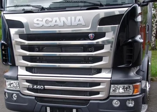 [32150108] Stainless Steel Application for Frontgrille Scania R2