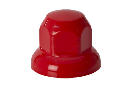 [31101312R] 20-Pack Kunststof Wielmoerdoppen Rood | Ø32mm