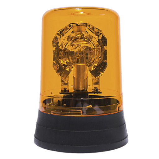 [4635410O] Dasteri Zwaailamp 24V met Oranje Lampglas