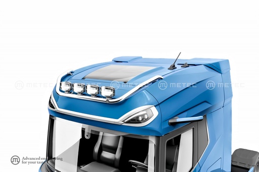 [82850362] Stainless Steel Roof Light Bar "TOP" for DAF NGD XG+