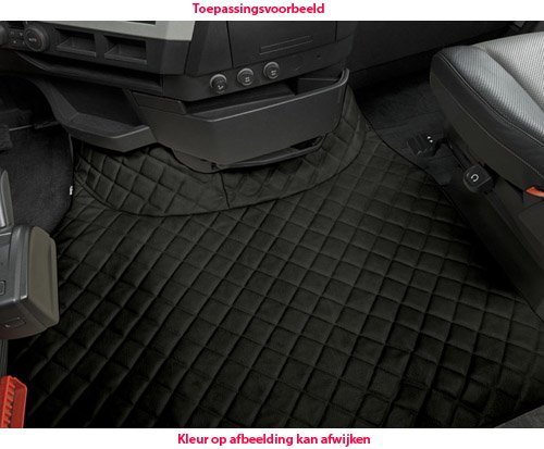 [440-412279312] Leather Imit BLACK Engine cover for Daf XF105-106 automatic gearbox 2006+