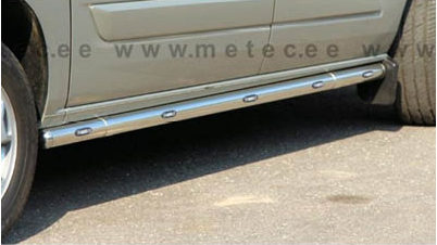 [888723] Metec Sidebars voor Ford Transit Custom 2013+ | Korte Wielbasis 2933mm | 4 Oranje LEDs