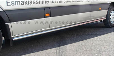 [888744] Metec Sidebars voor Mercedes Sprinter 2013+ / Volkswagen Crafter 2007+ / Opel Vivaro & Renault Trafic 2014+ | Korte Wielbasis 3665mm