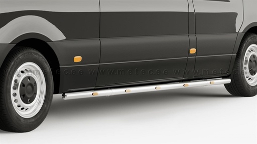 [888766] Metec Sidebars voor Mercedes Sprinter 2013+ & Volkswagen Crafter 2007+ | Lange Wielbasis 4325mm | 5 Oranje LEDs