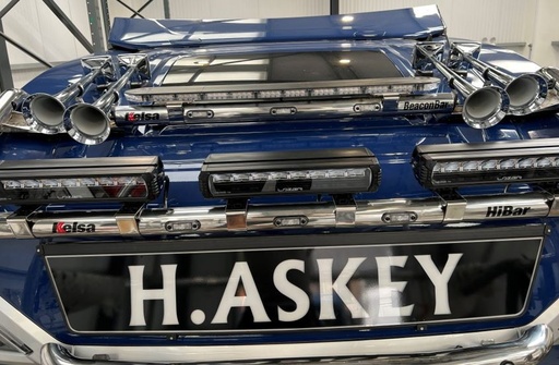 [82DTS20] Stainless Steel BeaconBar for DAF XF/XG/XG+