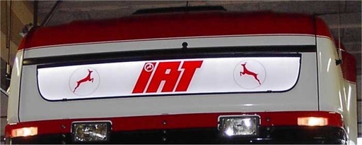 [182SC164RHH] Nedking Ultra Thin LED Truck Sign for Scania 4/R-Series Topline (164,5) - White LEDs