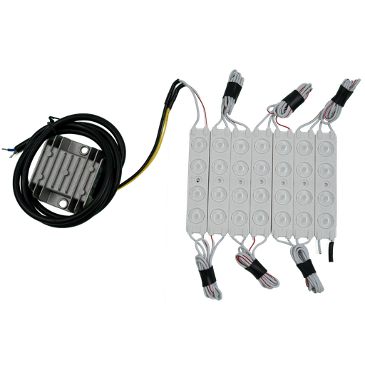 [183-LED140C] LEDs & Powerunit for Classic Truck Sign - 140cm