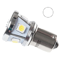 [4635015-W] BA15s Lights with 8 SMD LEDs White | Set of 2 Pieces