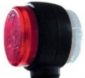 [32212622] LED Toplicht voor Bumperpeilers | Rood / Wit