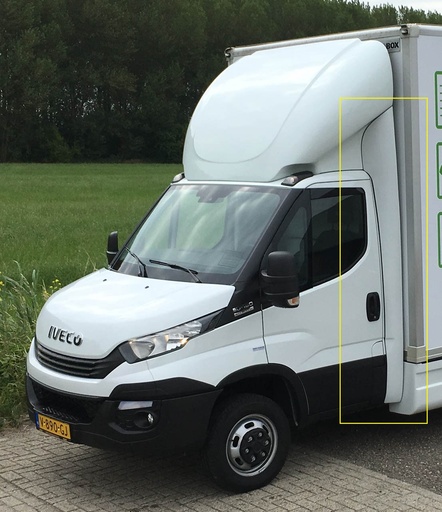 [21507839] Sidefenders for Iveco Daily 2014+ | Compatible with High Spoilers