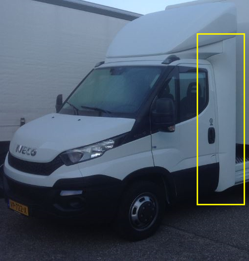 [21508239] Sidefenders for Iveco Daily 2014+ | Compatible with Small Spoilers