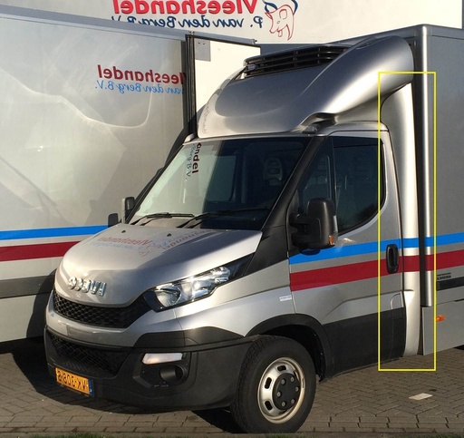 [21507239] Sidefenders for Iveco Daily 2014+ | Compatible with Medium Spoilers