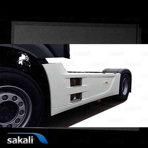 [25908080] Sideskirts for Mercedes Actros MP4 | Wheelbase 3850mm | Small Tank | Ad Blue