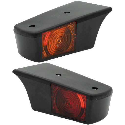[46350256] Old School Toplamp | Rood/Oranje