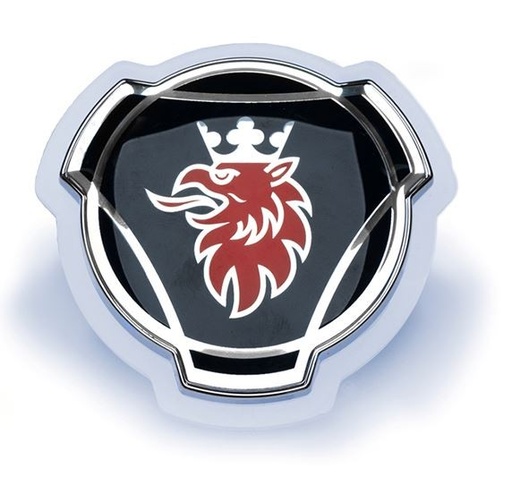 [463240873W] Verlicht LED Embleem voor Scania | Wit