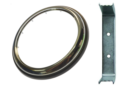 [46350101] Chrome Ring voor Opbouw Achterlichten Ø140mm