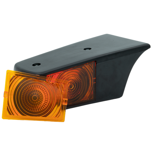 [46350257] Reserve Lens voor Old School Toplamp | Oranje