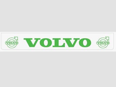 [46500909] Spatlap Achterbumper voor Volvo | Wit met Groene Opdruk | 238x35cm