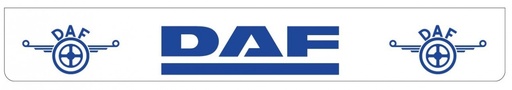[46500915] Spatlap Achterbumper voor DAF | Wit met Blauwe opdruk | 238x35cm