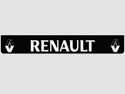 [46500933] Spatlap Achterbumper voor Renault | Zwart met Witte Opdruk | 238x35cm