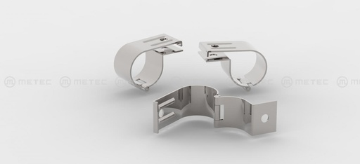 [88888520] Metec RVS Lampenklem Ø60mm