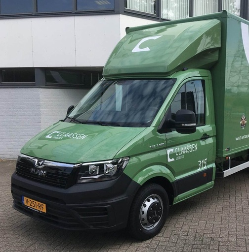 [20384439] 3D SPOILER VOOR VOLKSWAGEN CRAFTER & MAN TGE 2017+ | Hoogte 75cm